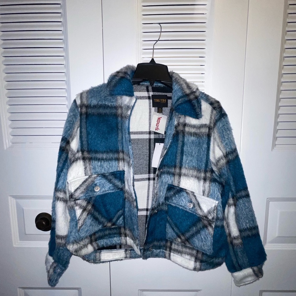 Cropped Flannel Jacket!